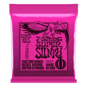 Ernie Ball 7-String Super Slinky Electric Guitar Strings - (9-52)