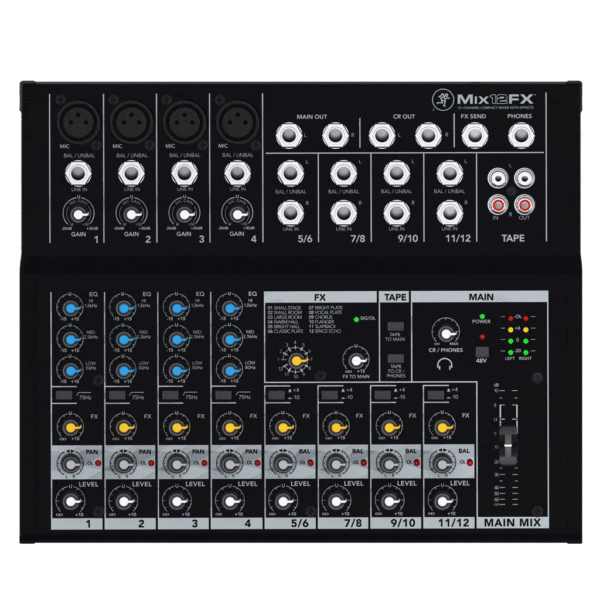 Mackie MIX12FX 12-Channel Mixer with FX