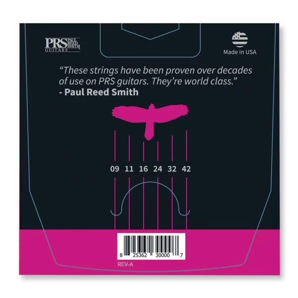 PRS Classic Uncoated 9-42 Electric Guitar Strings - Image 2