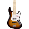 SX SJB75 Swamp Ash 4 String Bass Guitar – 3 Tone Sunburst