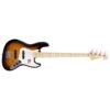 SX SJB75 Swamp Ash 4 String Bass Guitar – 3 Tone Sunburst - Image 2