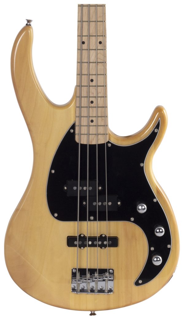 Peavey Milestone Series 4 String Bass Guitar – Natural