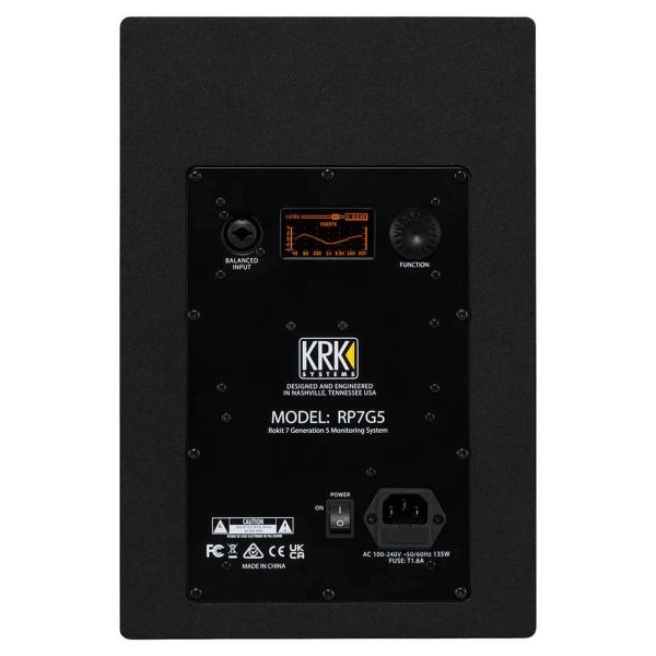 KRK ROKIT 7 G5 7-inch Powered Studio Monitor - Black (Pair) - Image 3