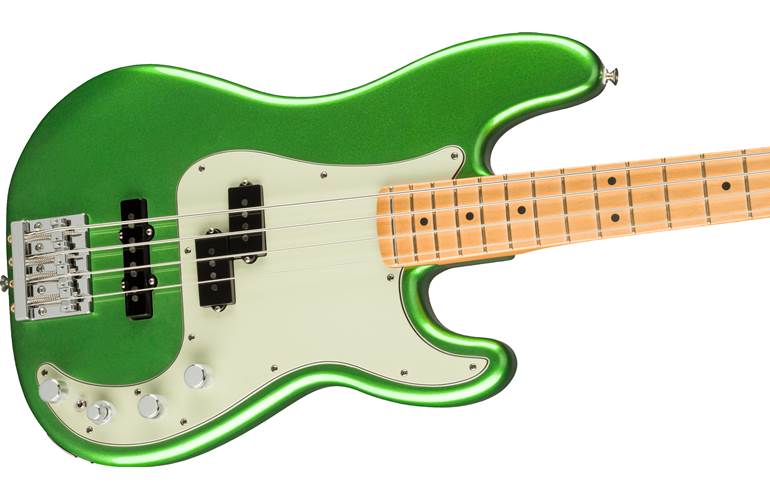 Fender Player Plus Active Precision Bass - Cosmic Jade with Maple Fingerboard - Image 3