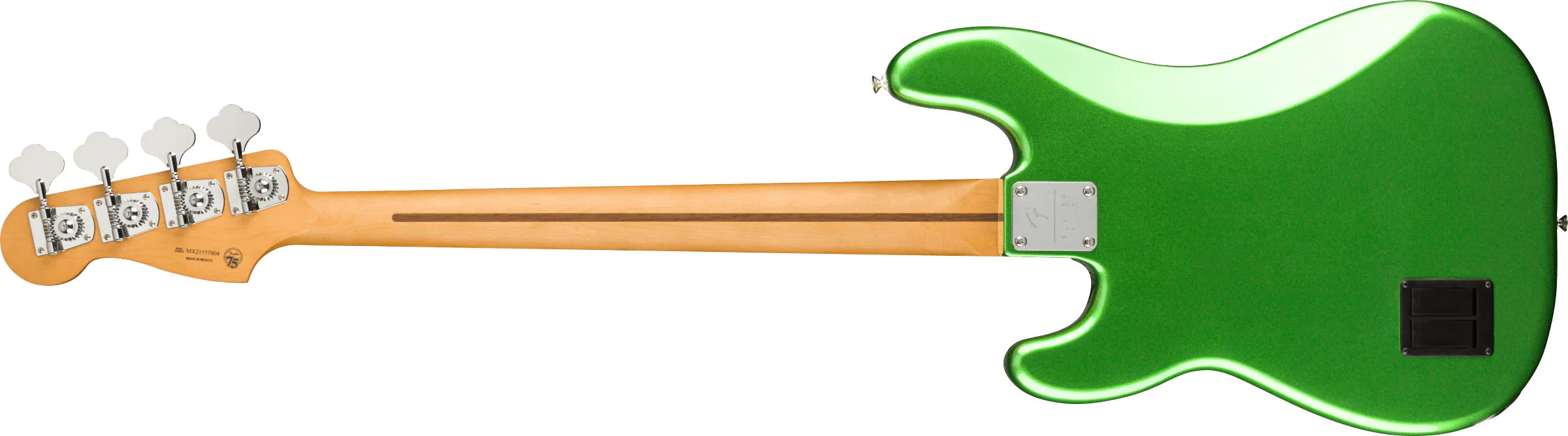 Fender Player Plus Active Precision Bass - Cosmic Jade with Maple Fingerboard - Image 4