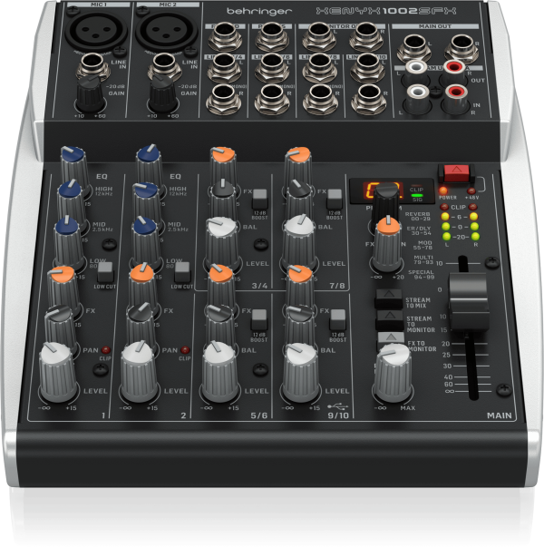 Behringer Xenyx 1002SFX 10-channel Analog Streaming Mixer - Image 2