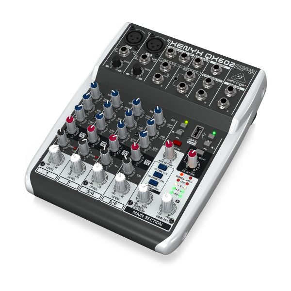 Behringer Xenyx QX602MP3 Mixer with USB MP3 Playback