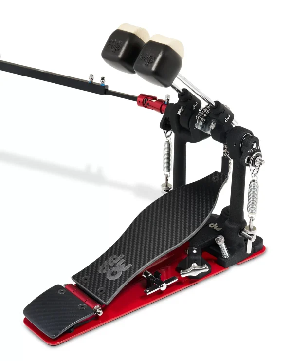 DW 50th Anniversary Limited Edition Carbon Fiber 5050 Double Kick Pedal - Image 2