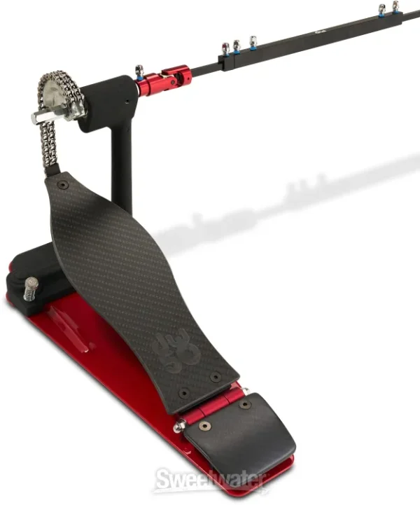 DW 50th Anniversary Limited Edition Carbon Fiber 5050 Double Kick Pedal - Image 3