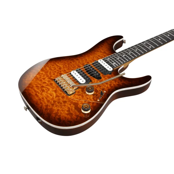 Ibanez Premium AZ47P1QM Electric Guitar - Dragon Eye Burst - Image 3