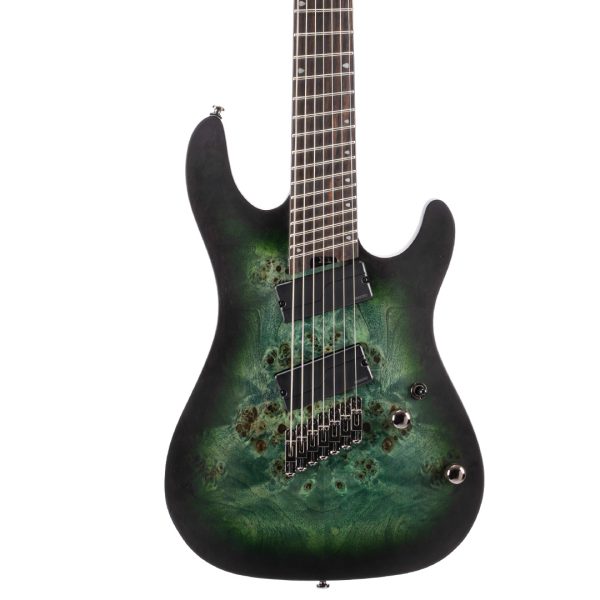 Cort KX507MS 7-String Electric Guitar – Stardust Green