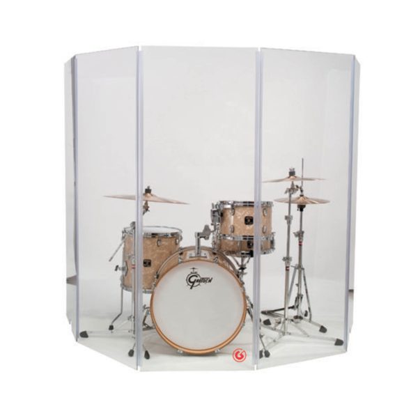 Gibraltar GDS-5 Acrylic Drum Kit 5 Pan Acoustic Shield