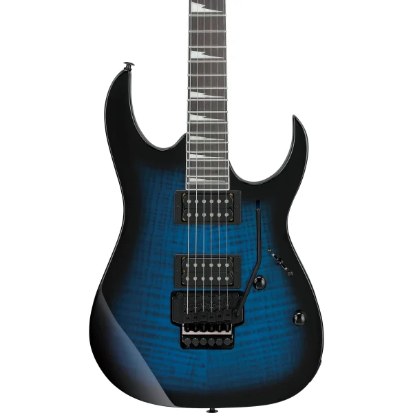 Ibanez Gio RG320FAT Electric Guitar - Transparent Blue Sunburst