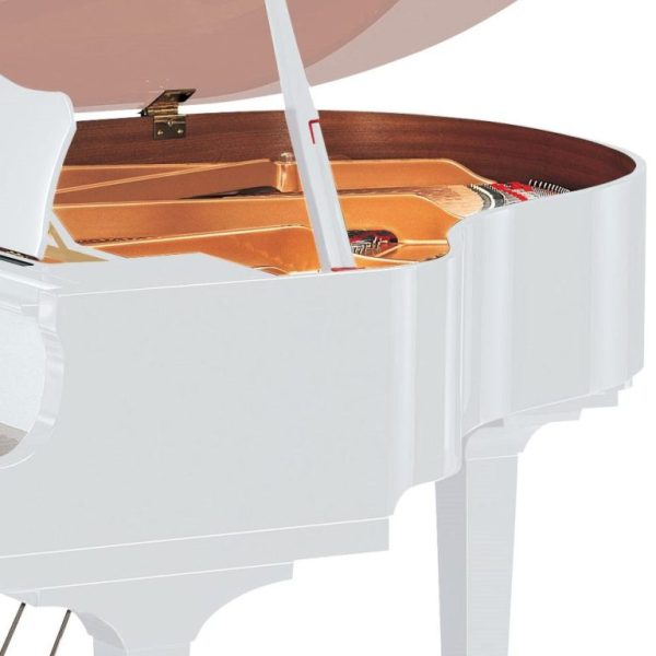 Yamaha GB1K Acoustic Grand Piano – Polished White - Image 4