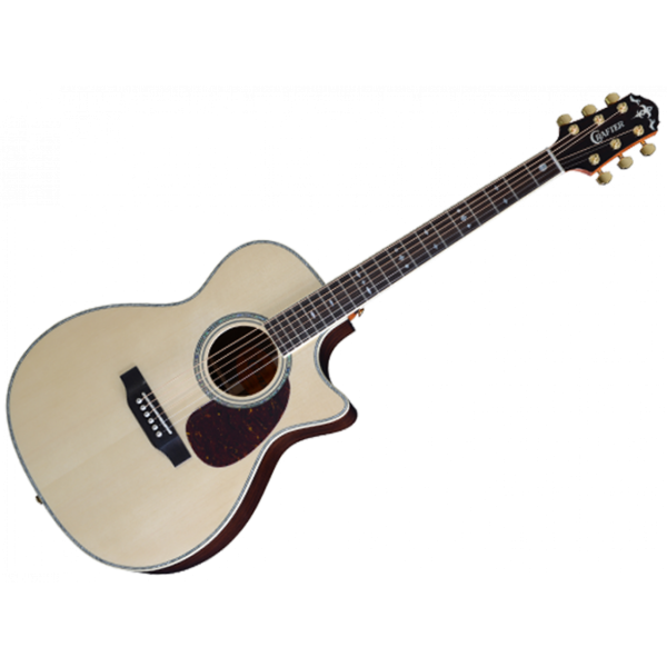 Crafter TC 035E OM body Acoustic Electric Guitar - Image 3