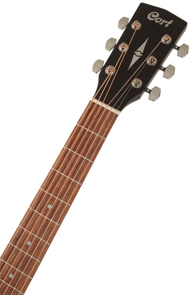 Cort AF510E Acoustic Guitar – Black Satin - Image 6