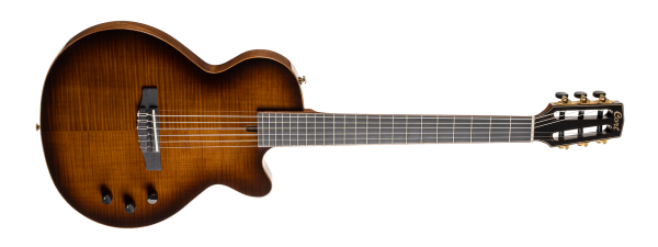 Cort Sunset Nylectric Deluxe Guitar - Tobacco Sunburst - Image 2