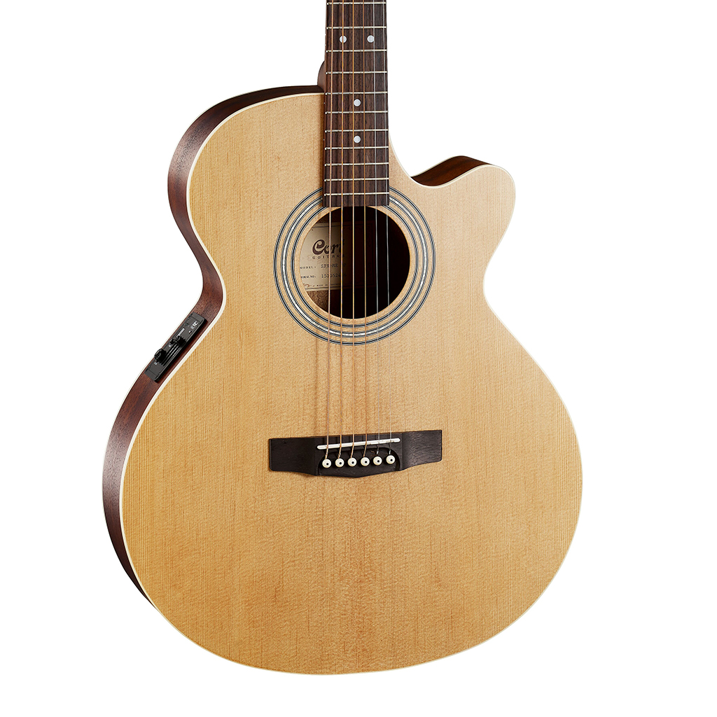 Cort SFX-ME Acoustic-Electric Guitar – Open Pore Natural