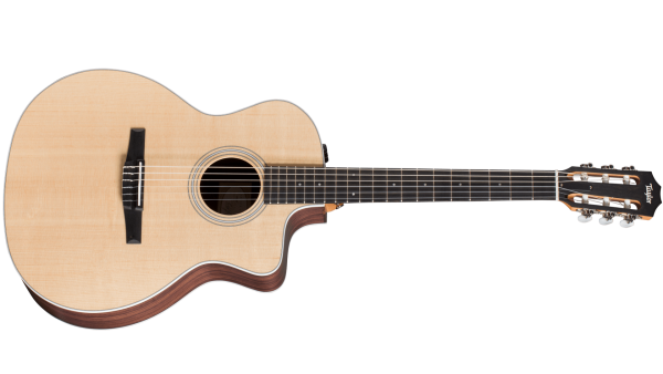 Taylor 214ce-N Nylon Acoustic-electric Guitar - Natural - Image 2