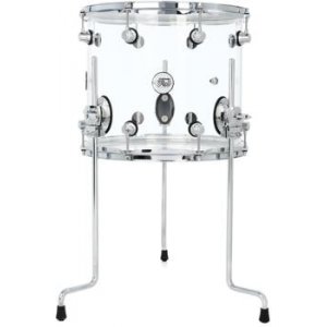 DW Design Series 5-piece Shell Pack - Clear Acrylic - Image 4