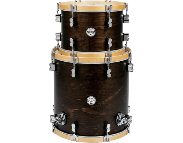 PDP Concept Maple Classic - 4 Piece Kit - Walnut Stain with Natural Hoops - Image 3