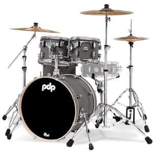 PDP Concept Maple 4-piece Kit - Satin Pewter