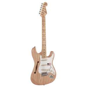 SX SST Alder Series Semi-Hollowbody Electric Guitar – Natural