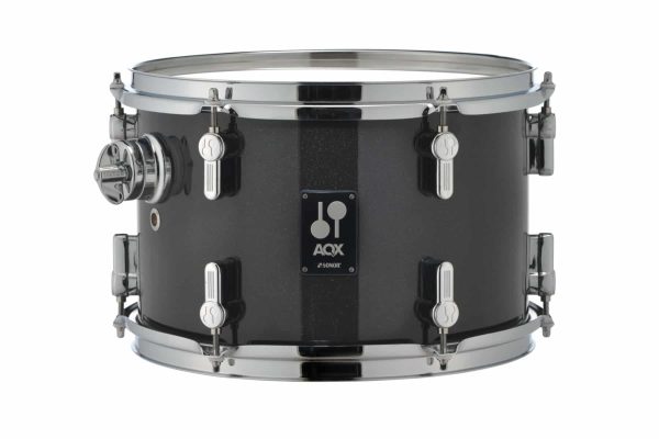 Sonor AQX Stage Drum Set - Black Midnight Sparkle - Image 3