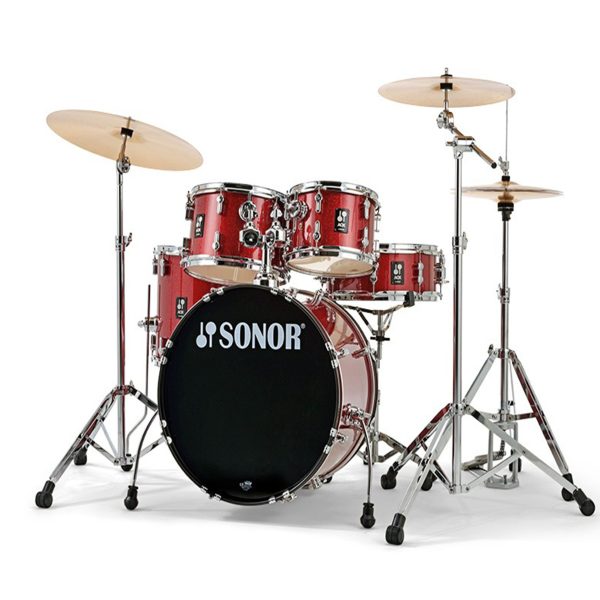 Sonor AQX Stage Drum Set - Red Moon Sparkle