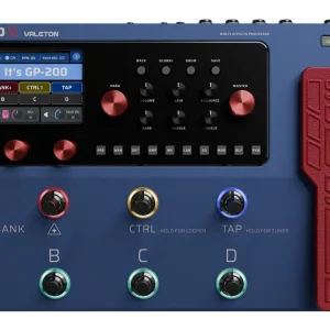 Valeton GP-200X Blue Multi-Effects Pedal