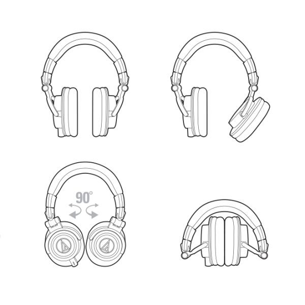 Audio-Technica ATH M50X Headphones - Image 7