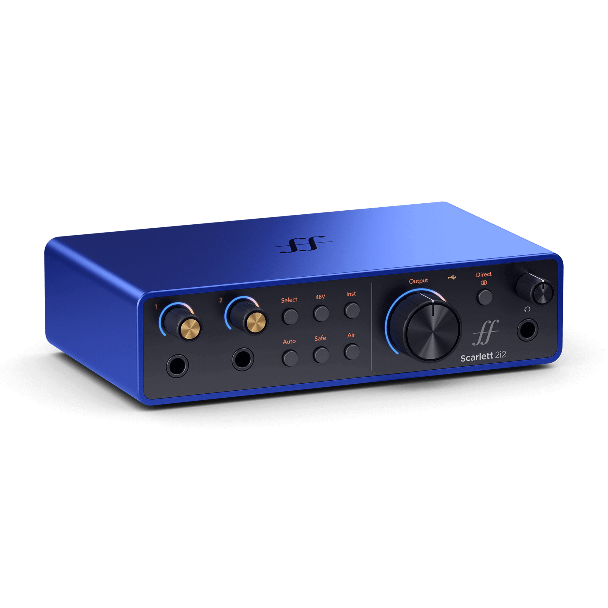 Focusrite Scarlett 2i2 USB-C Audio Interface – Forté/ISA Blue, Anniversary Edition