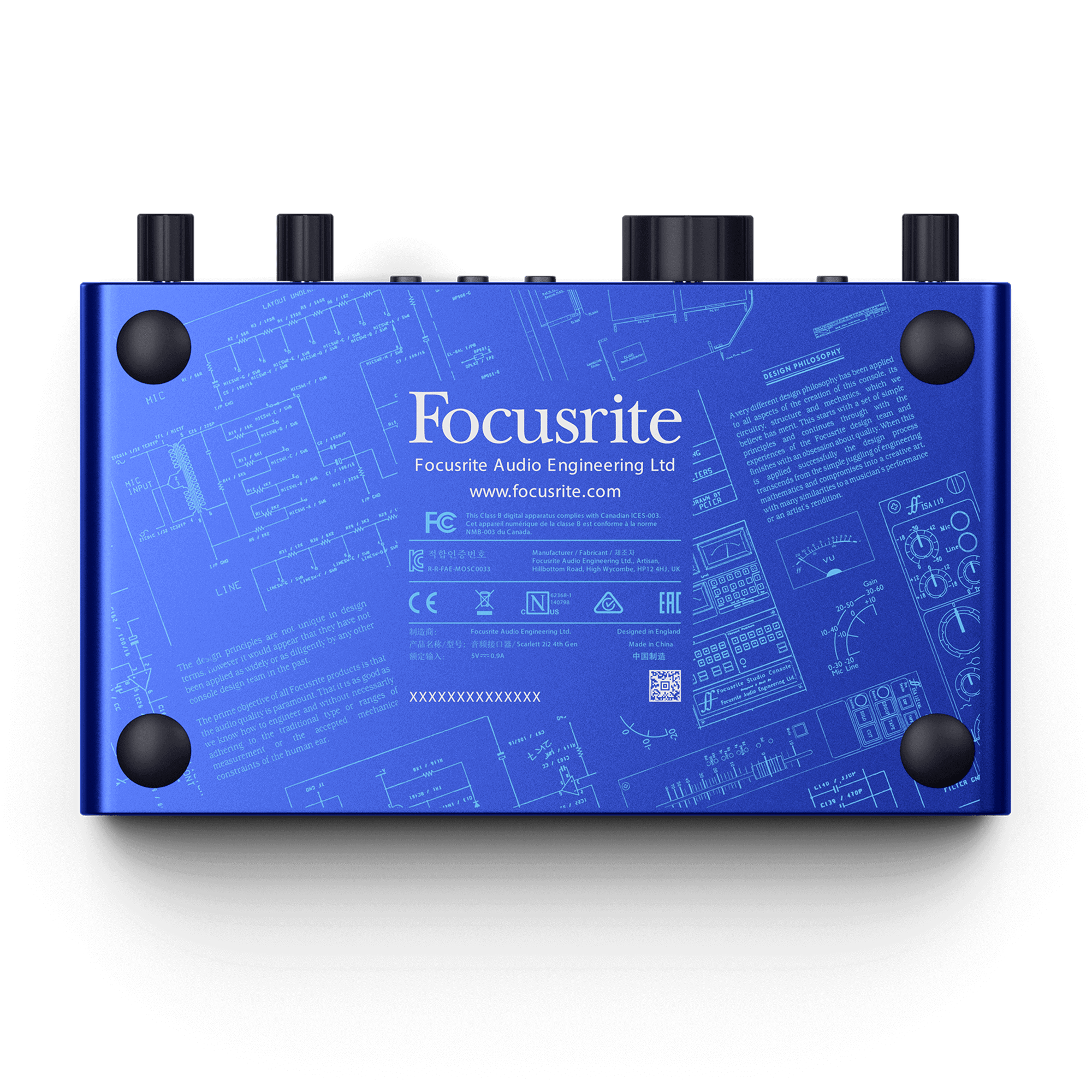 Focusrite Scarlett 2i2 USB-C Audio Interface – Forté/ISA Blue, Anniversary Edition - Image 7