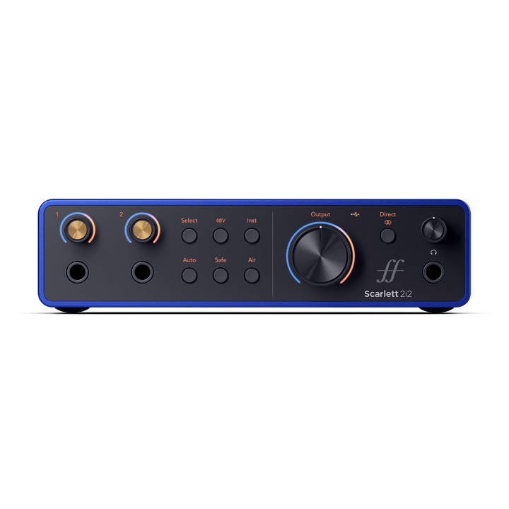 Focusrite Scarlett 2i2 USB-C Audio Interface – Forté/ISA Blue, Anniversary Edition - Image 2
