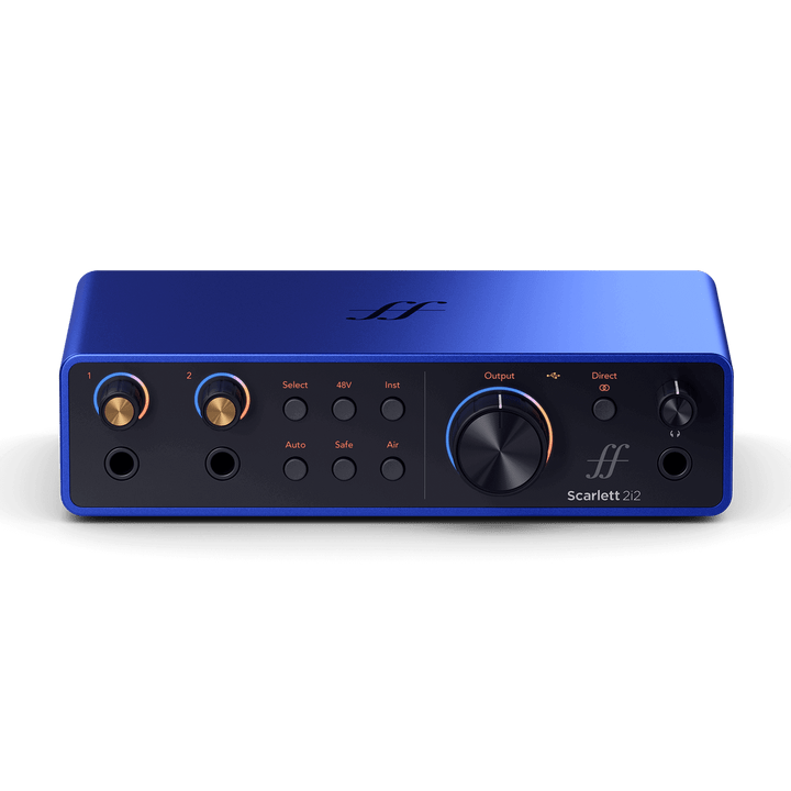 Focusrite Scarlett 2i2 USB-C Audio Interface – Forté/ISA Blue, Anniversary Edition - Image 4