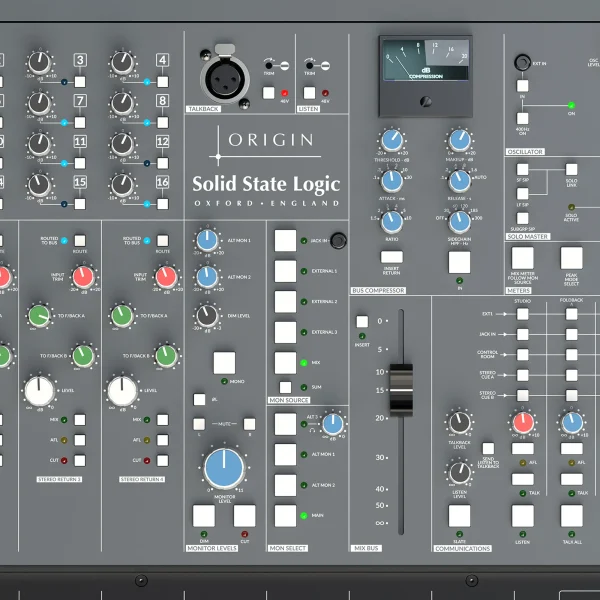 Solid State Logic Origin 32-channel Analog Studio Console - Image 10