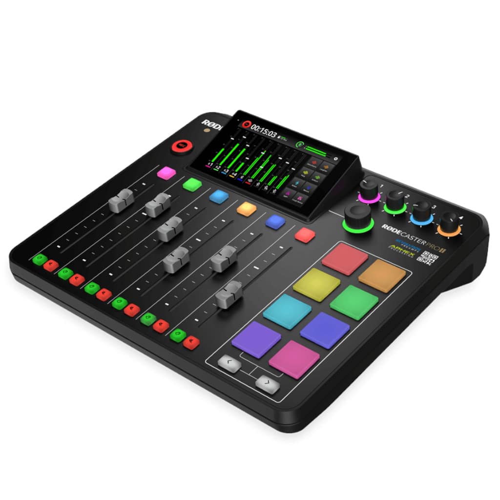 RØDE Rodecaster Pro II Integrated Audio Production Studio with Headphones - Image 4