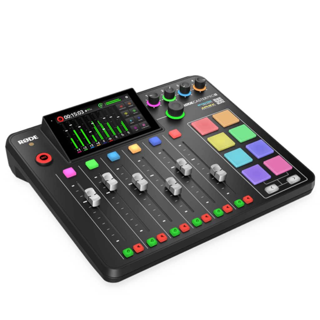 RØDE Rodecaster Pro II Integrated Audio Production Studio with Headphones - Image 3