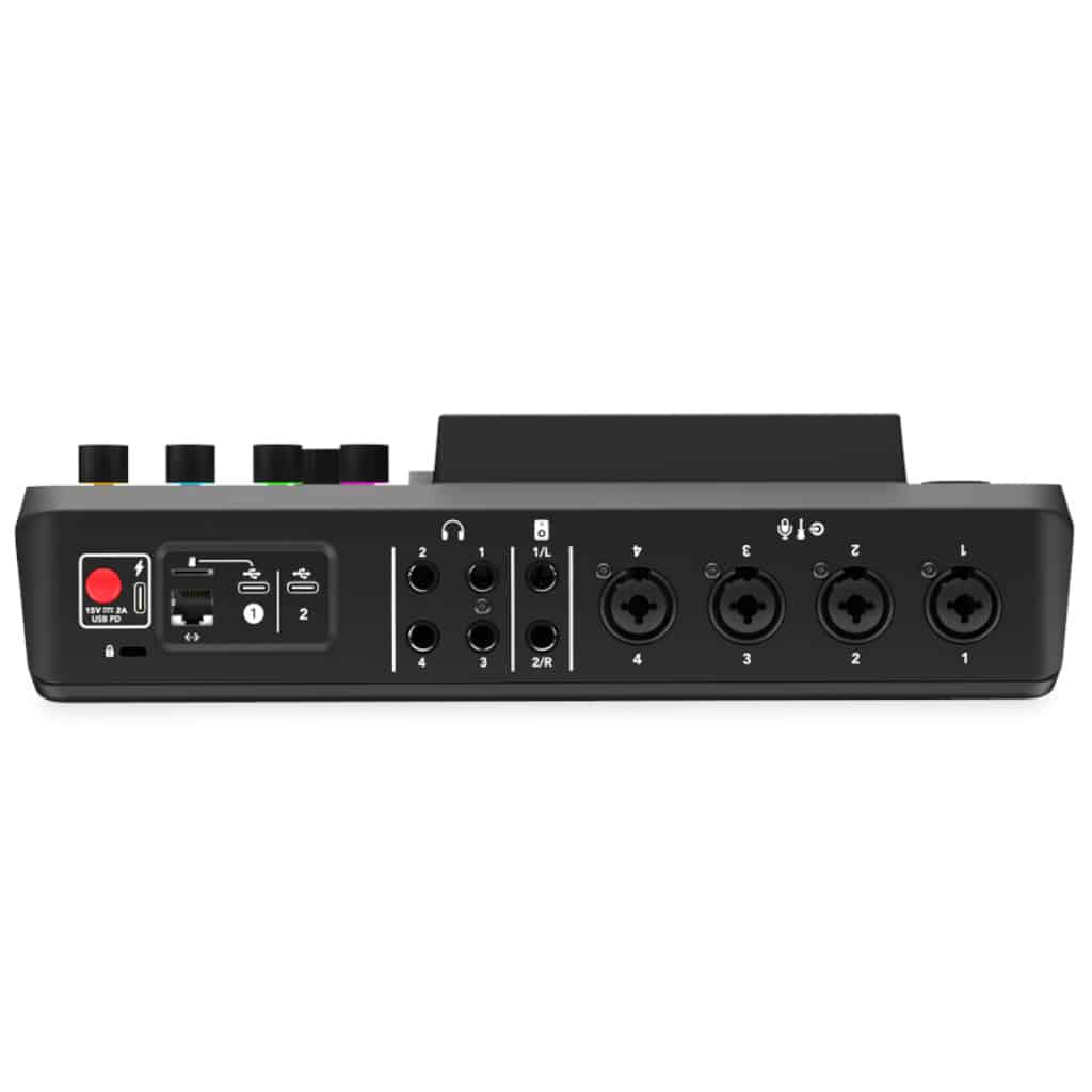 RØDE Rodecaster Pro II Integrated Audio Production Studio with Headphones - Image 2
