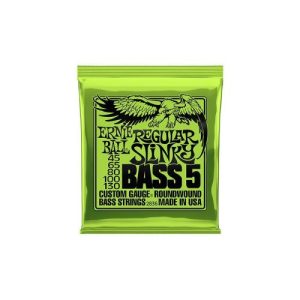 Ernie Ball Regular Slinky Nickel Wound Electric Bass Strings – .045-.130