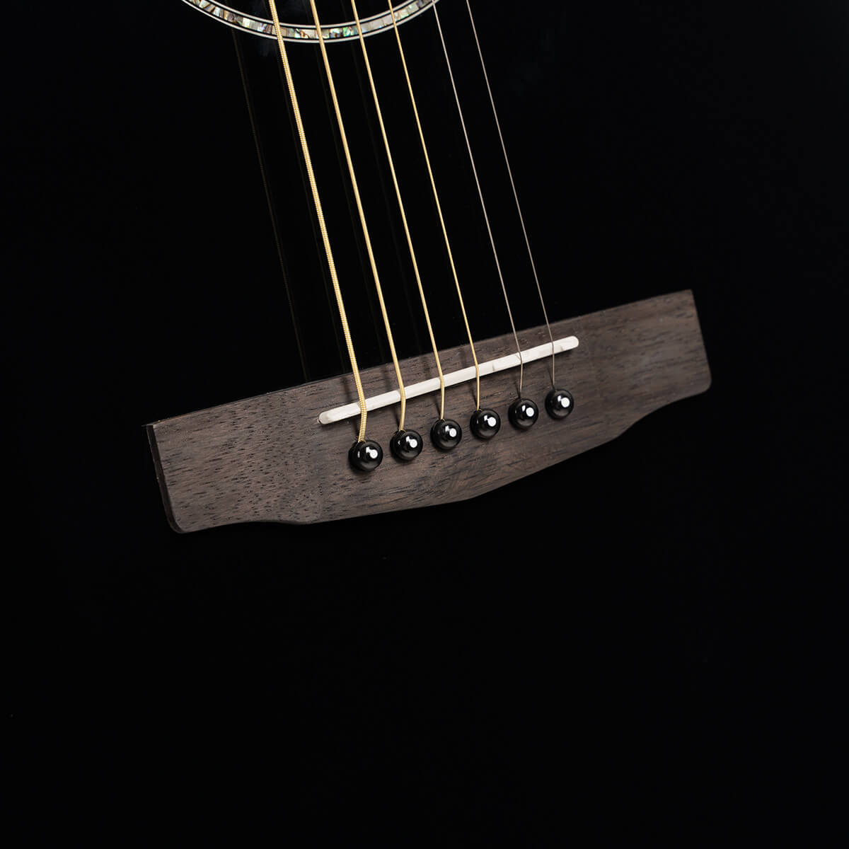Cort Earth60CE Acoustic-Electric Guitar – Black - Image 6
