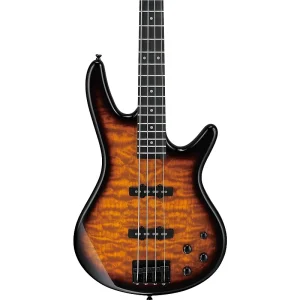 Ibanez GSR280QA TKS Gio Series 4-String Bass Guitar – Transparent Yellow Sunburst